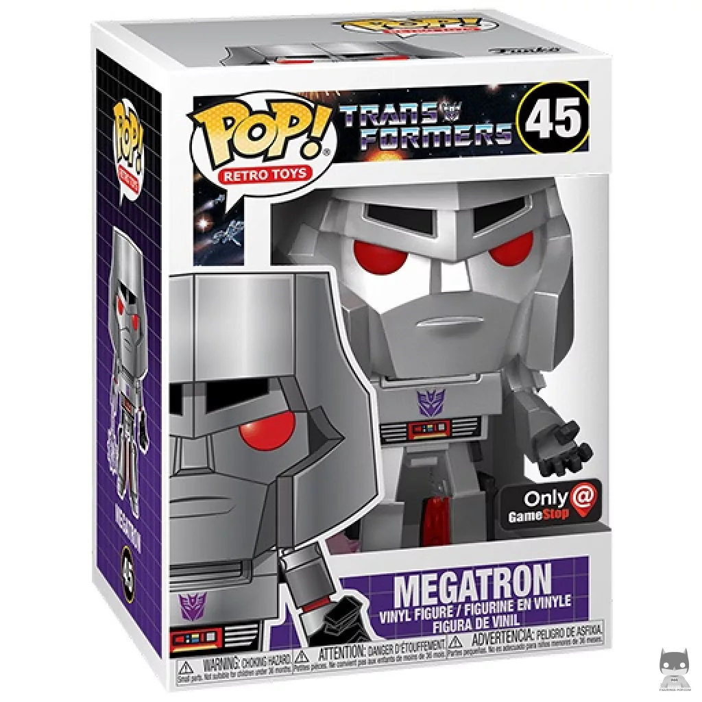Figurine Funko POP Megatron avec boîte