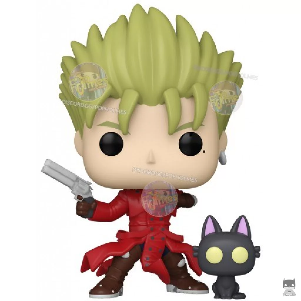 Figurine Funko POP Vash avec Kuroneko (Trigun)