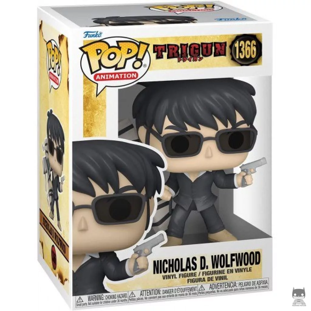 Figurine Funko POP Nicholas D. Wolfwood avec boîte