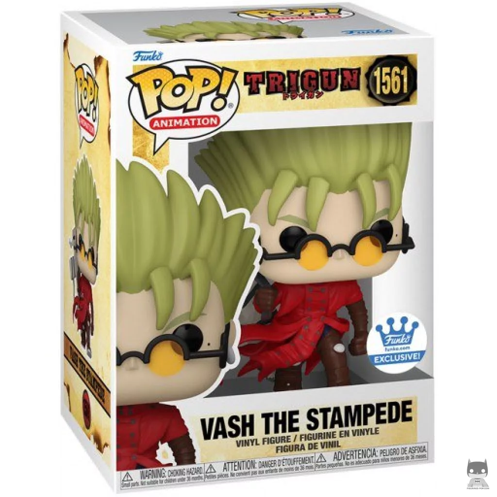 Figurine Funko POP Vash the Stampede avec boîte