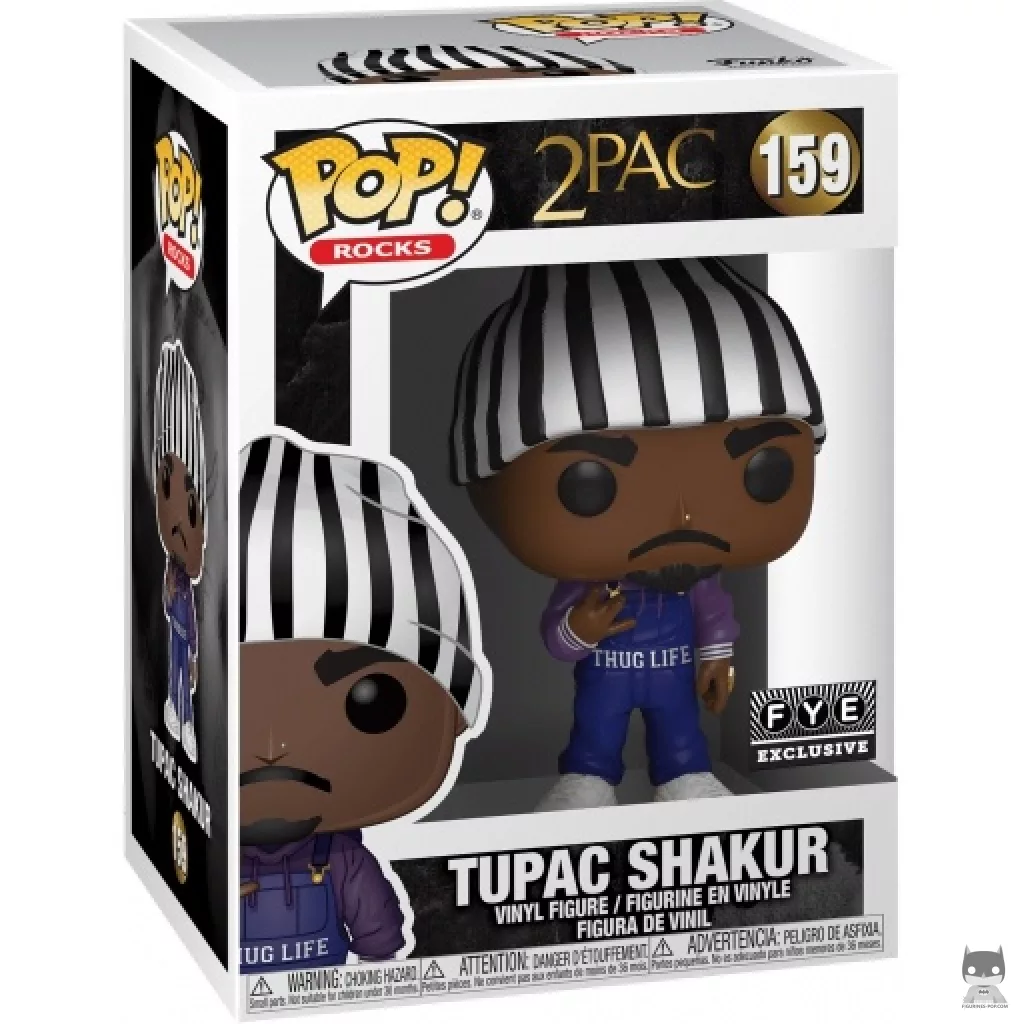 Figurine Funko POP Tupac Shakur avec boîte