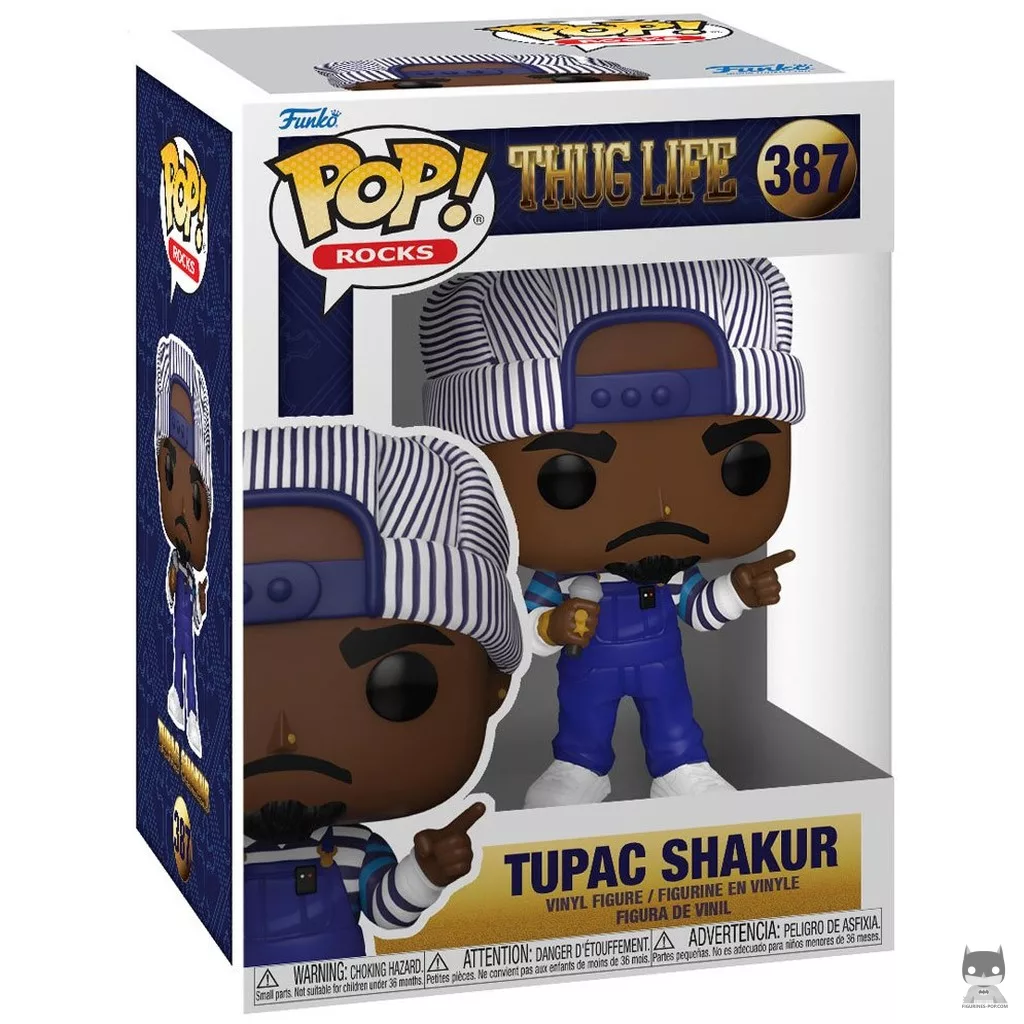 Figurine Funko POP Tupac Shakur (Thug Life) avec boîte