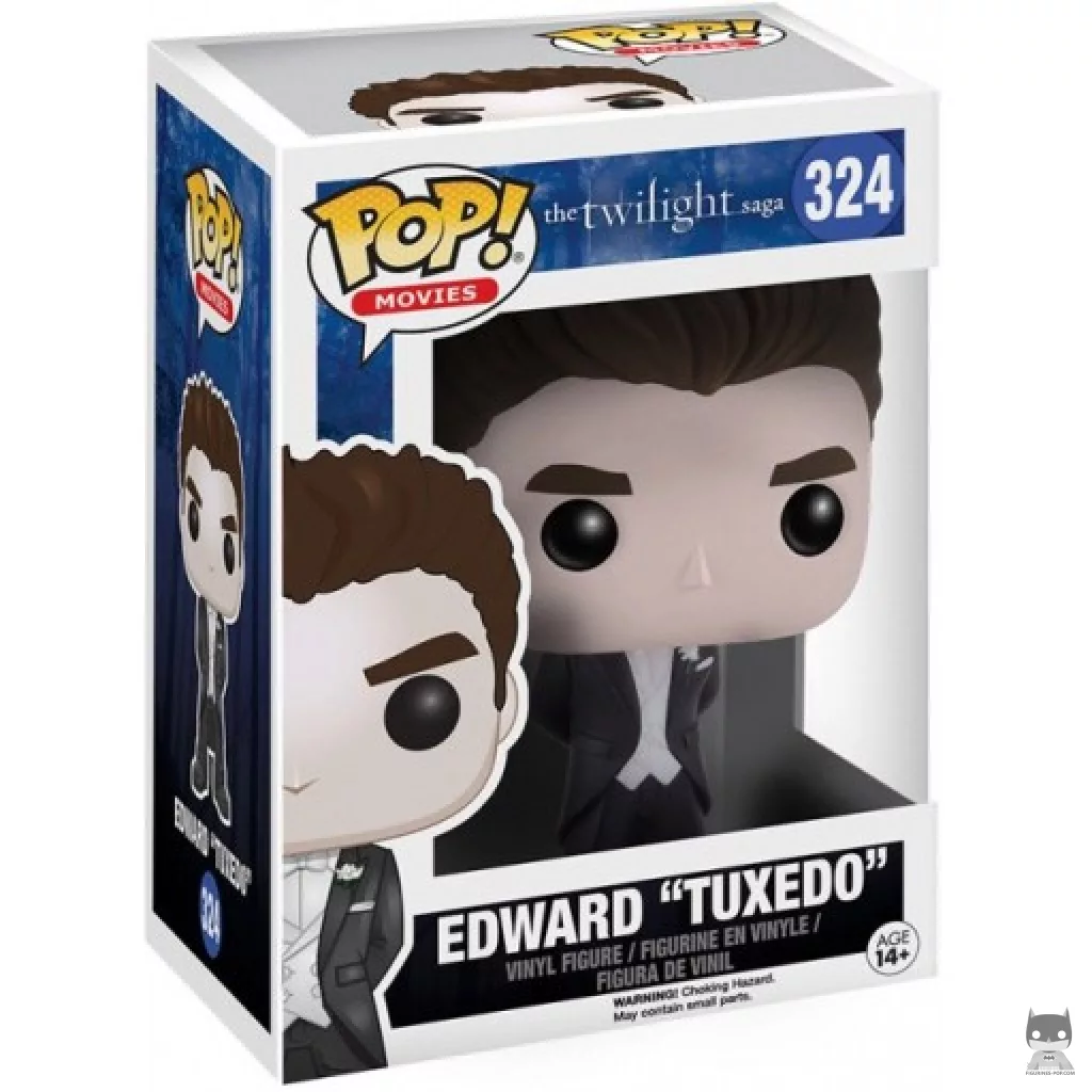 Figurine Funko POP Edward Cullen en Smoking avec boîte
