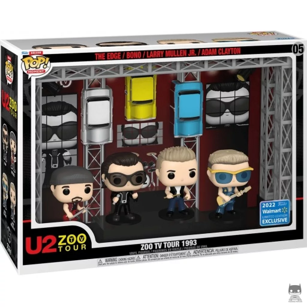 Figurine Funko POP U2 : Zoo TV Tour 1993 avec boîte