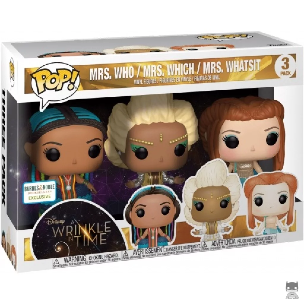 Figurine Funko POP Mme Qui, Mme Quidam & Mme Quiproquo avec boîte