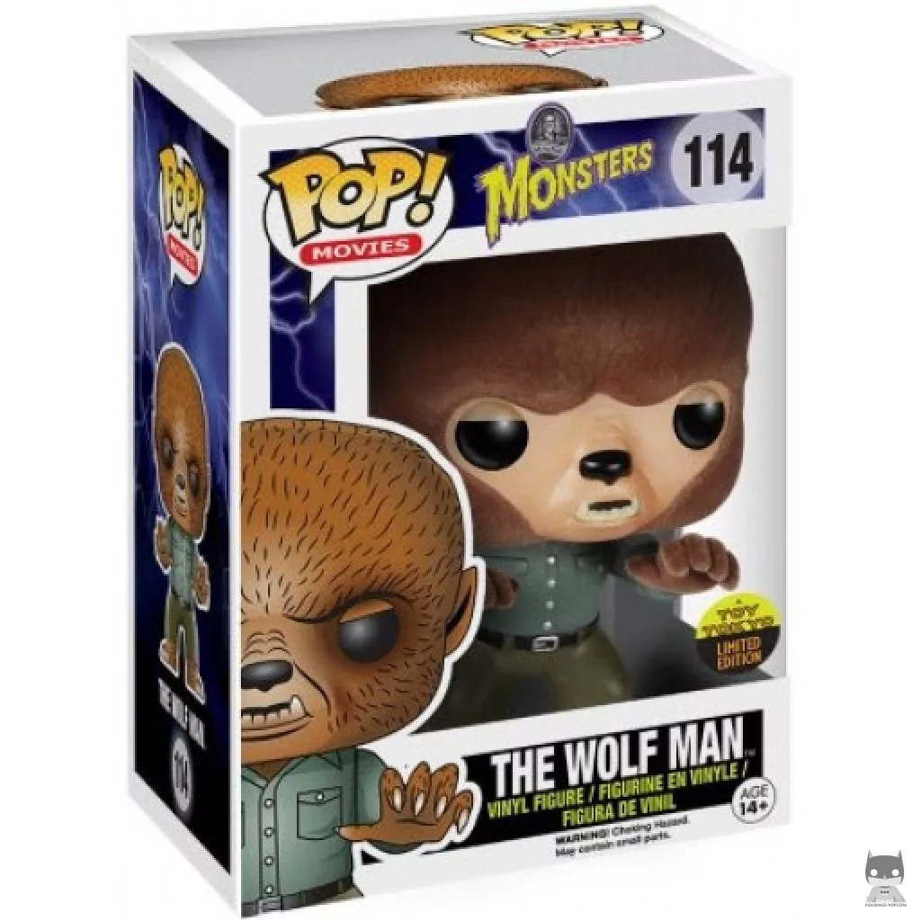 Figurine Funko POP Le Loup-Garou (Flocked) avec boîte