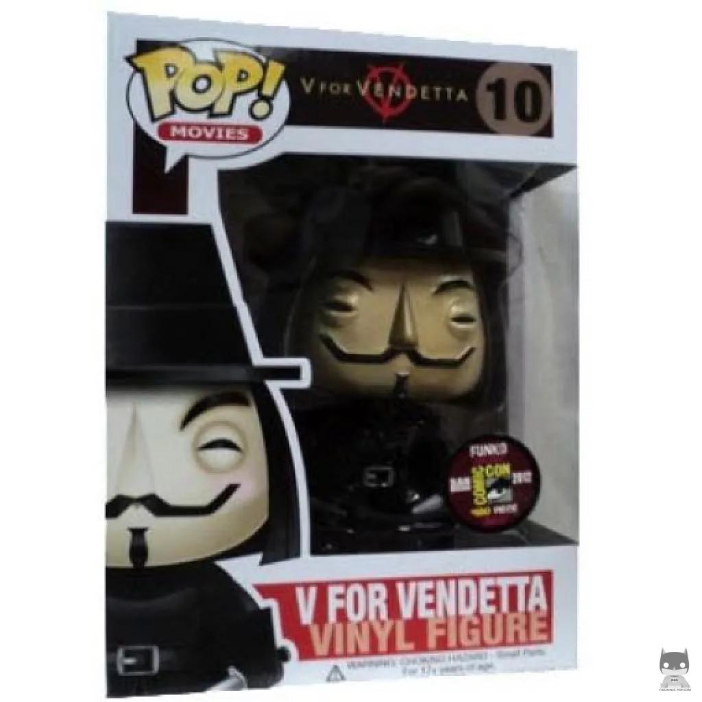 Figurine Funko POP V (Metallic) avec boîte