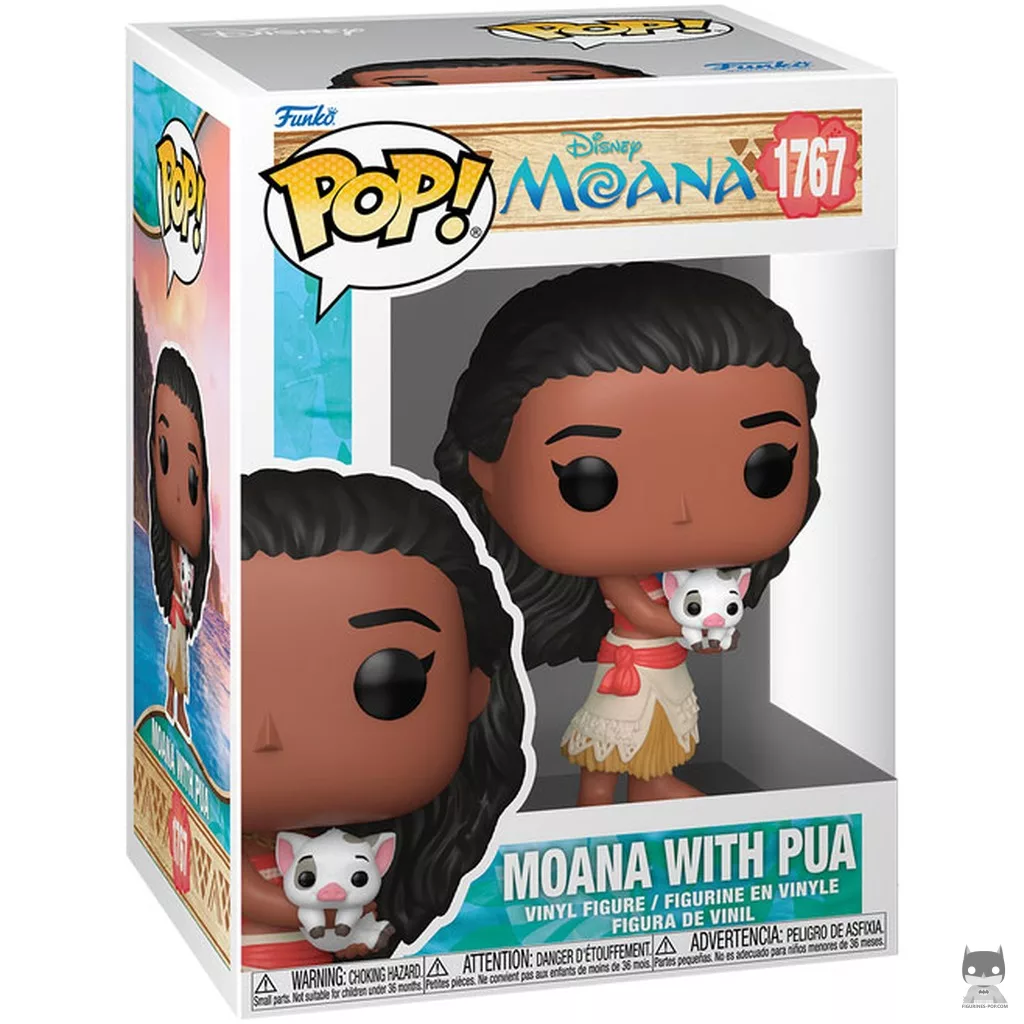 Figurine Funko POP Vaiana avec Pua avec boîte