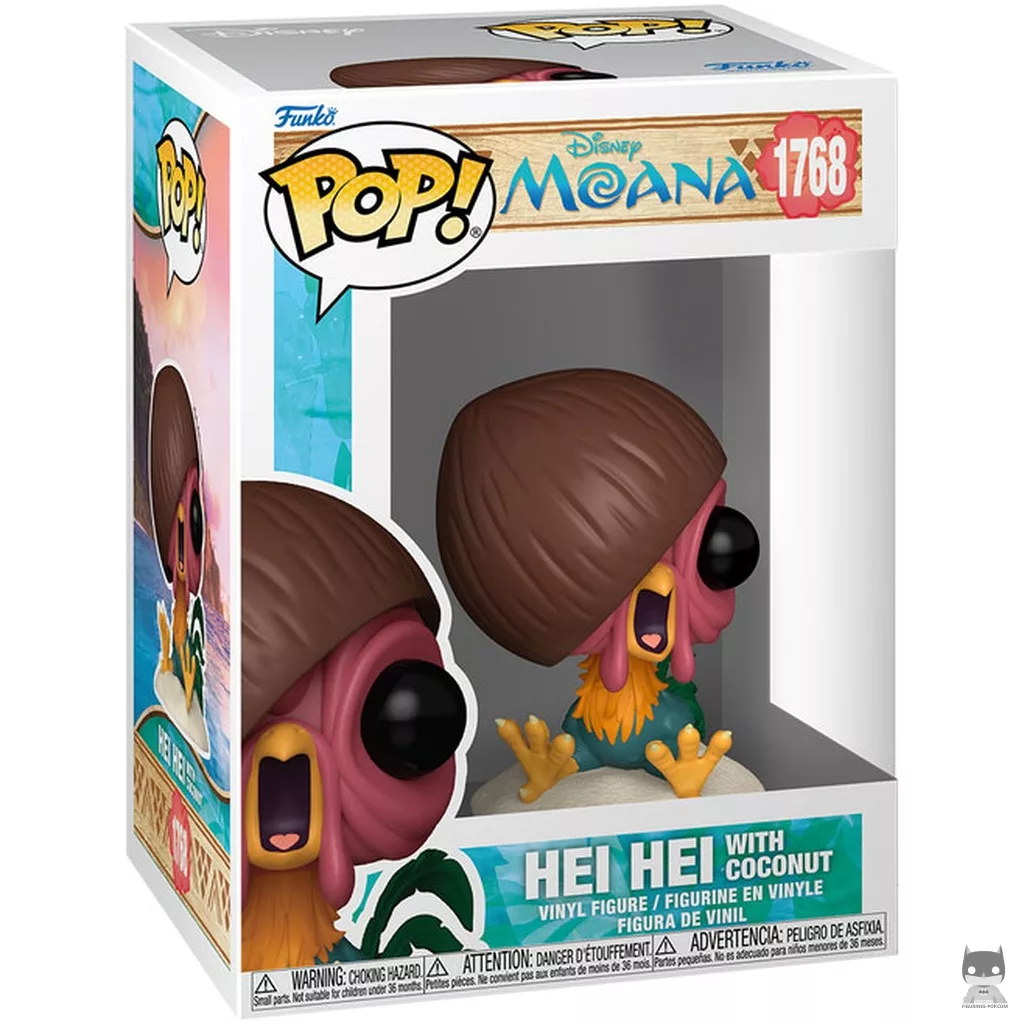 Figurine Funko POP Hei Hei avec une noix de coco avec boîte