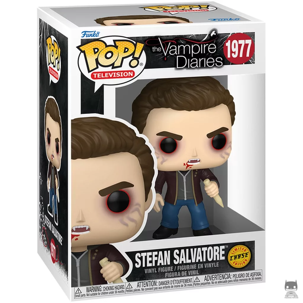 Figurine Funko POP Stefan Salvatore (Chase & Bloody) avec boîte