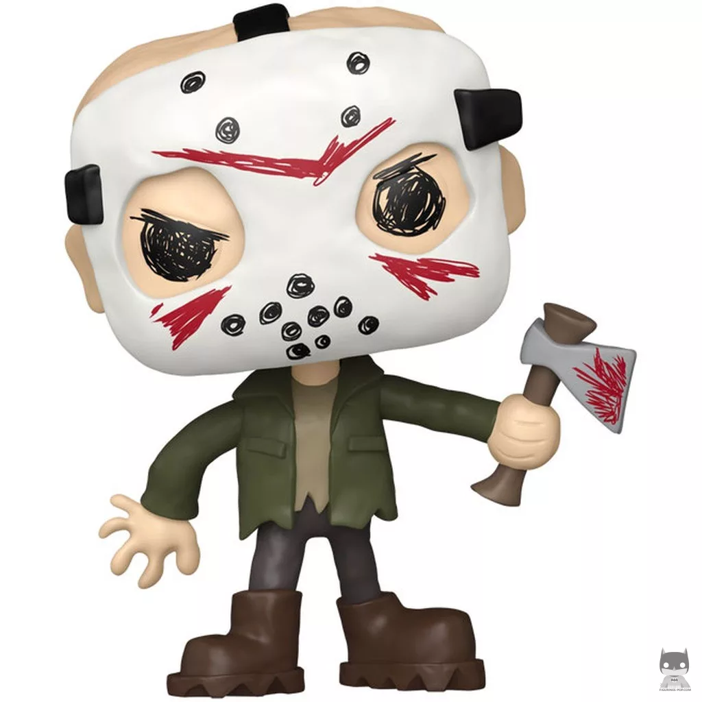 Figurine Funko POP Jason Voorhees (Gribouillage) (Vendredi 13)