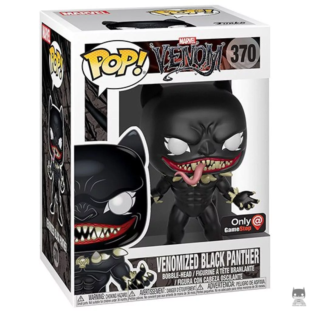Figurine Funko POP Black Panther Venom avec boîte