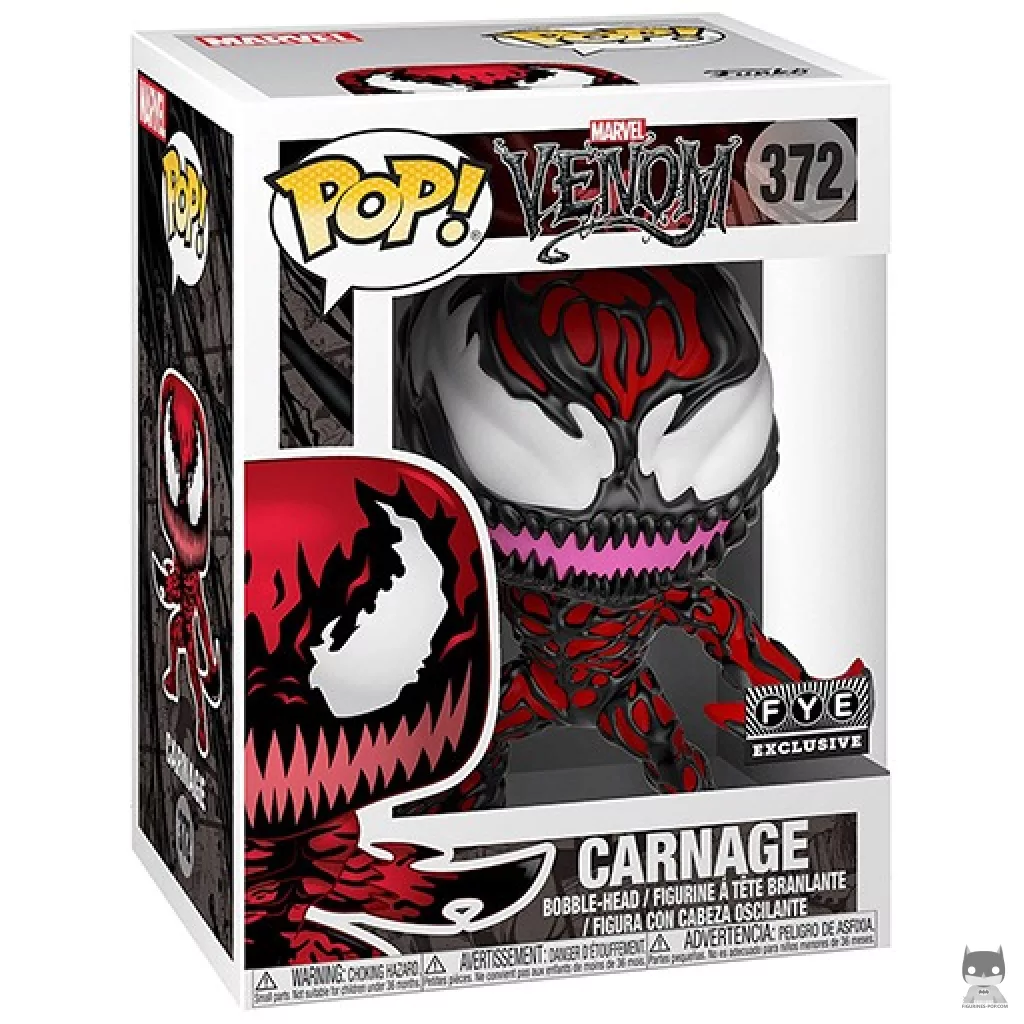 Figurine Funko POP Carnage (avec Aches) avec boîte