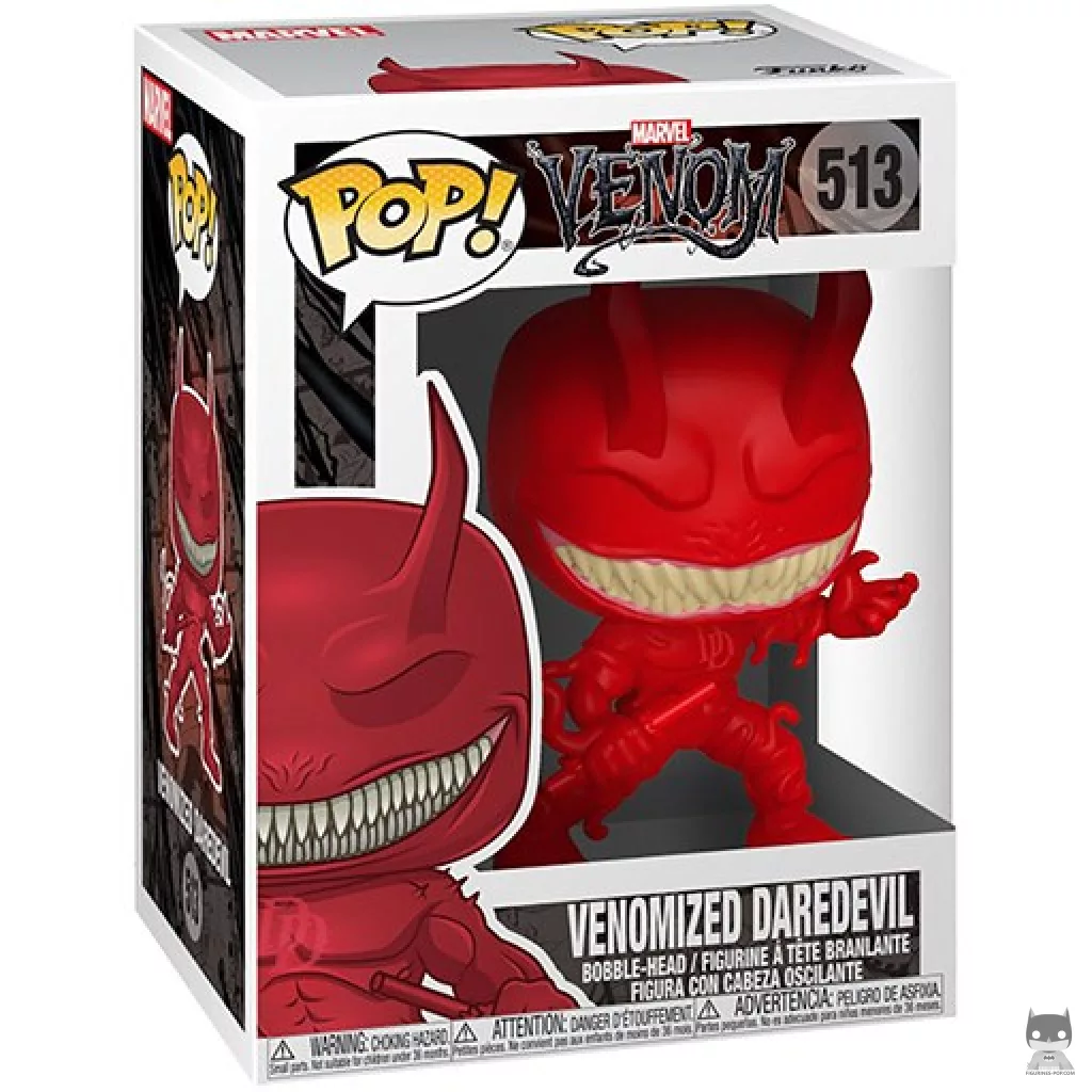Figurine Funko POP Daredevil Venom avec boîte