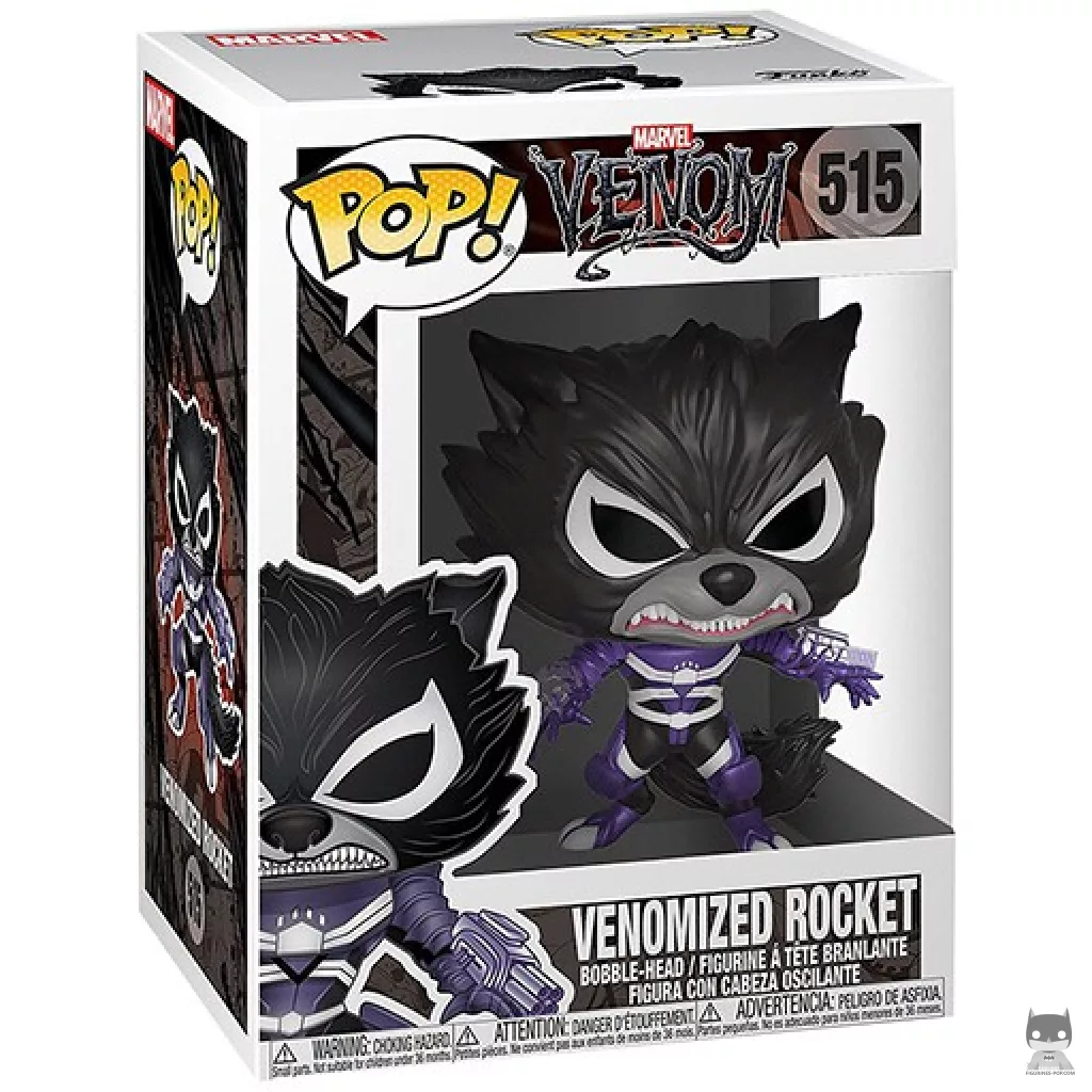 Figurine Funko POP Rocket Venom avec boîte