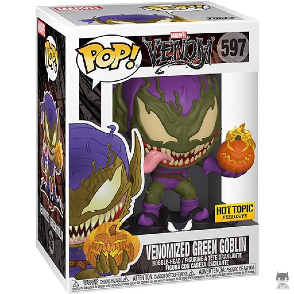 Figurine Funko POP Bouffon Vert Venom avec boîte