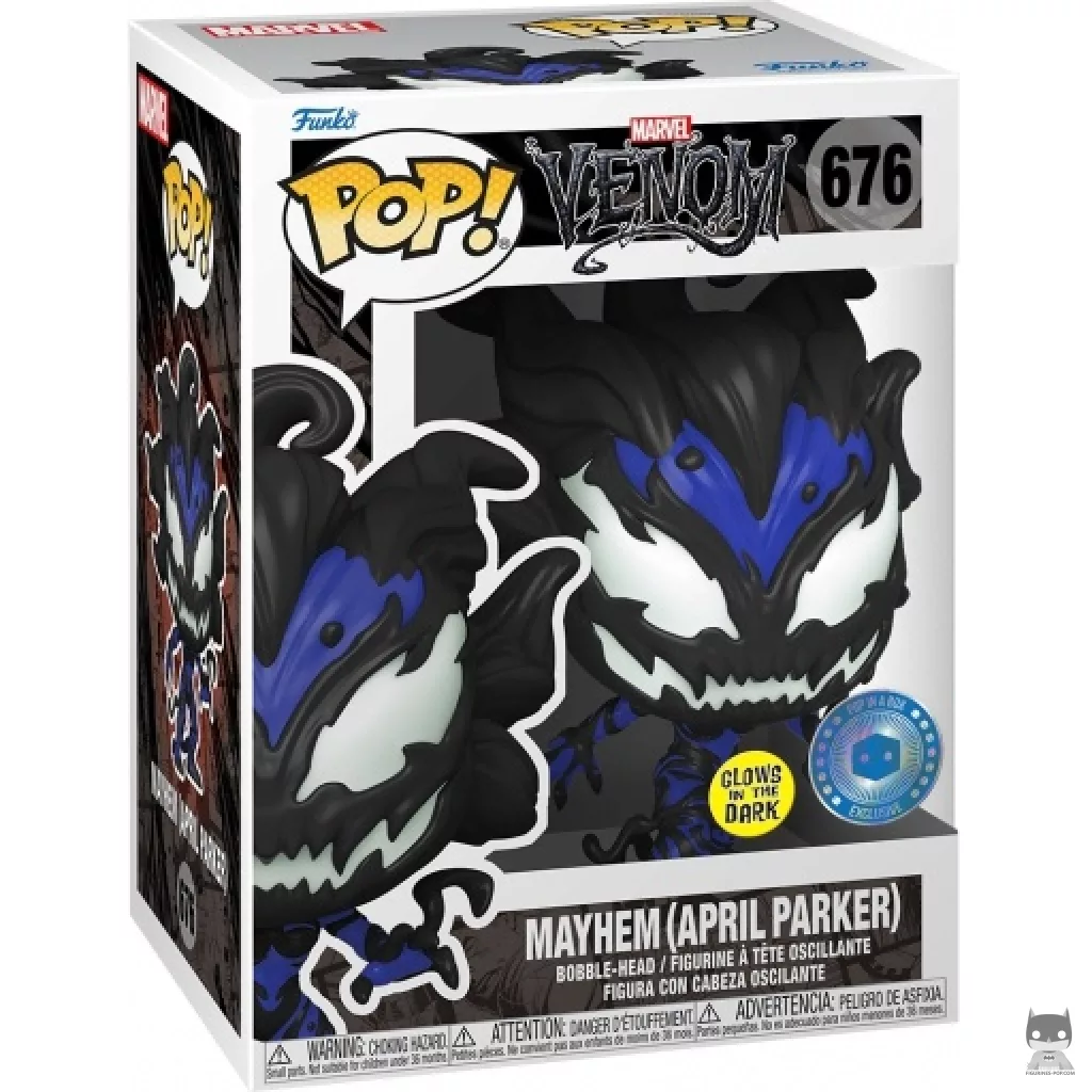 Figurine Funko POP Mayhem (April Parker) (Glow in the Dark) avec boîte