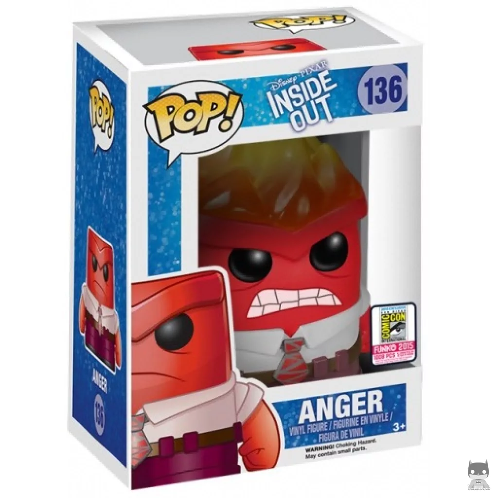 Figurine Funko POP Colère avec Flammes avec boîte