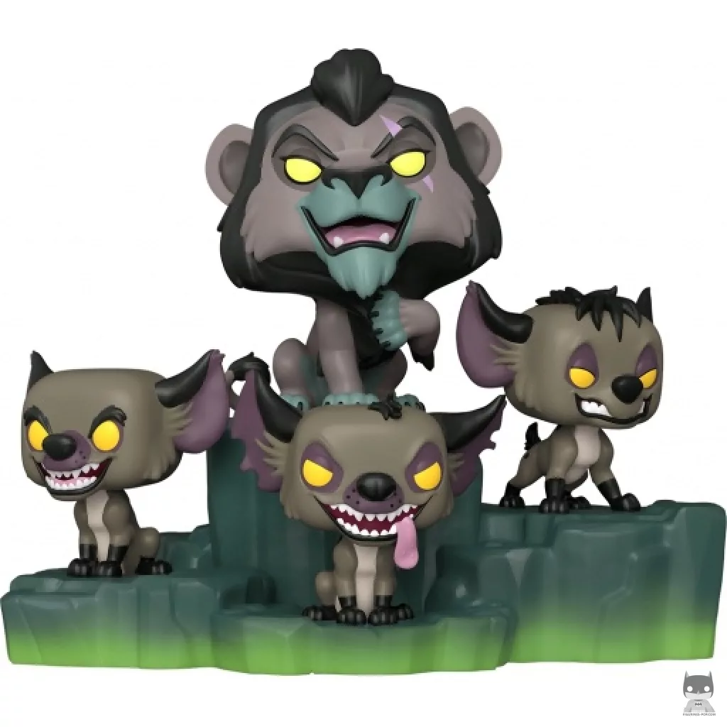 Figurine Funko POP Villains Assemble : Scar avec Hyènes (Villains Disney)