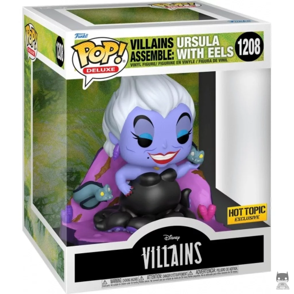 Figurine Funko POP Villains Assemble : Ursula avec Anguilles avec boîte