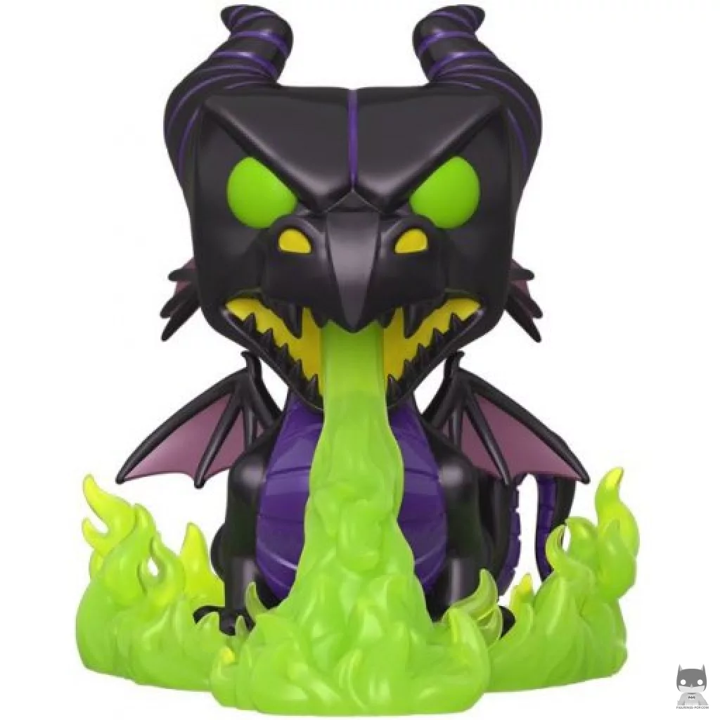 Figurine Funko POP Maléfique en Dragon (Metallic) (Villains Disney)