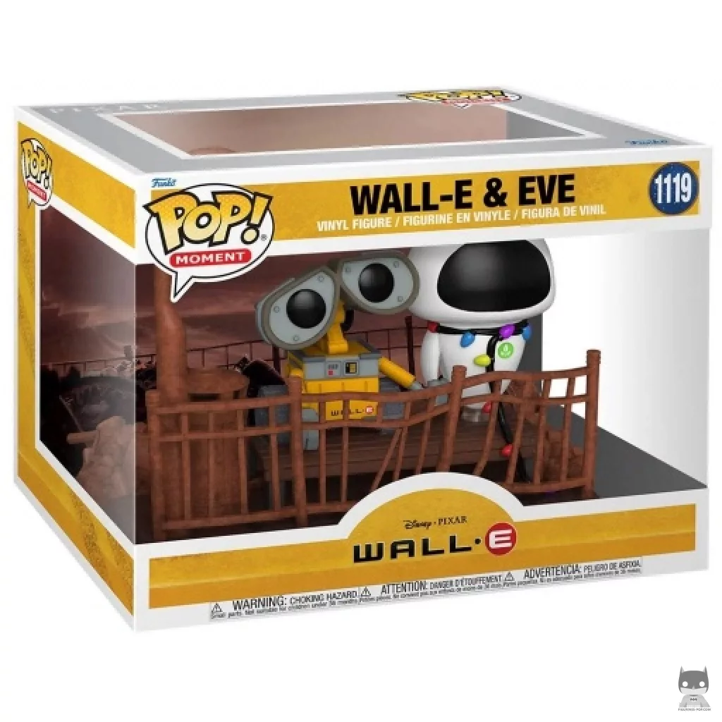 Figurine Funko POP Wall-E & Eve avec boîte