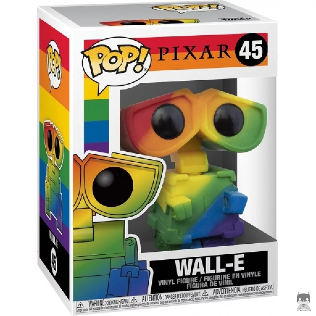 Figurine Funko POP Wall-E (Rainbow) avec boîte