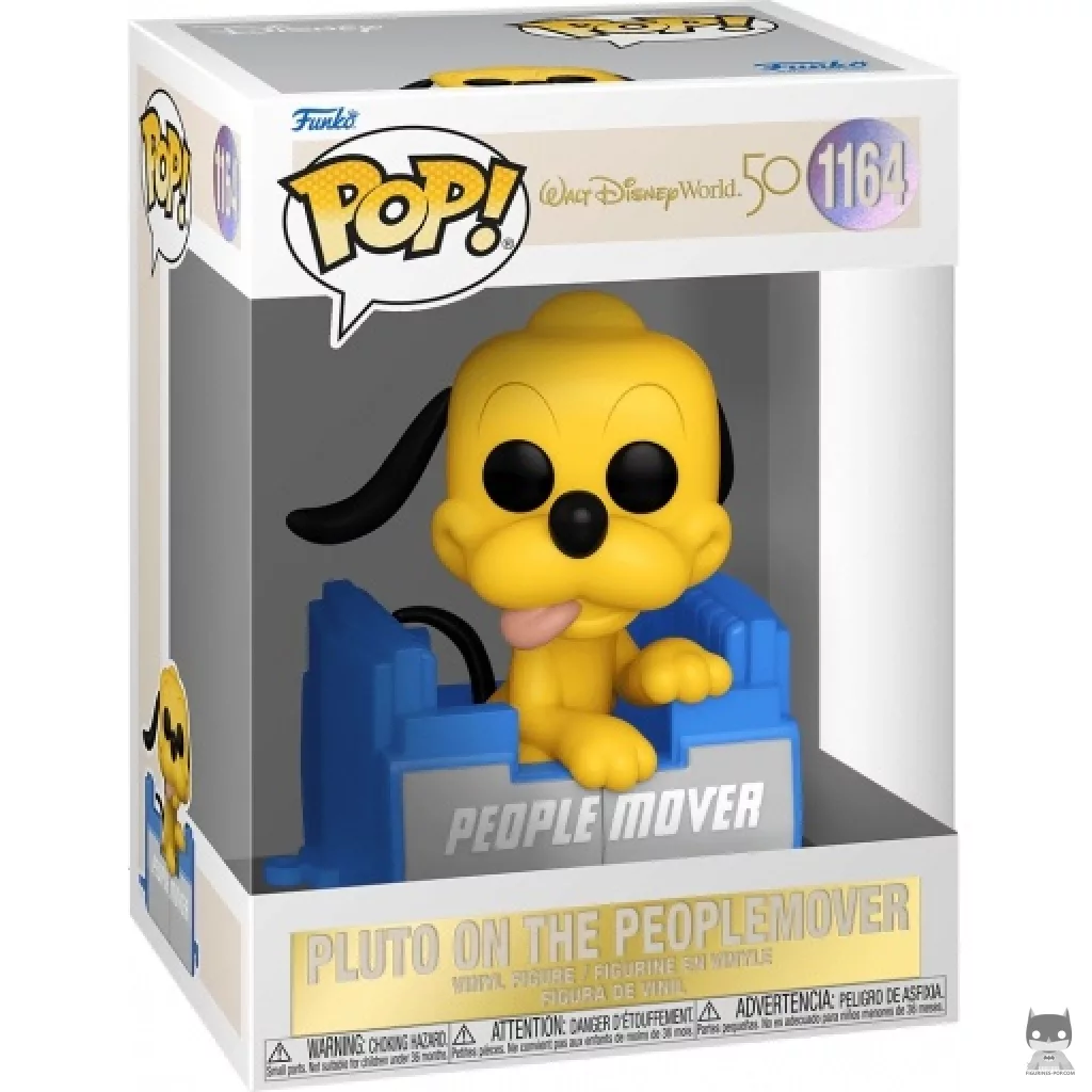 Figurine Funko POP Pluto dans l'Attraction Peoplemover avec boîte