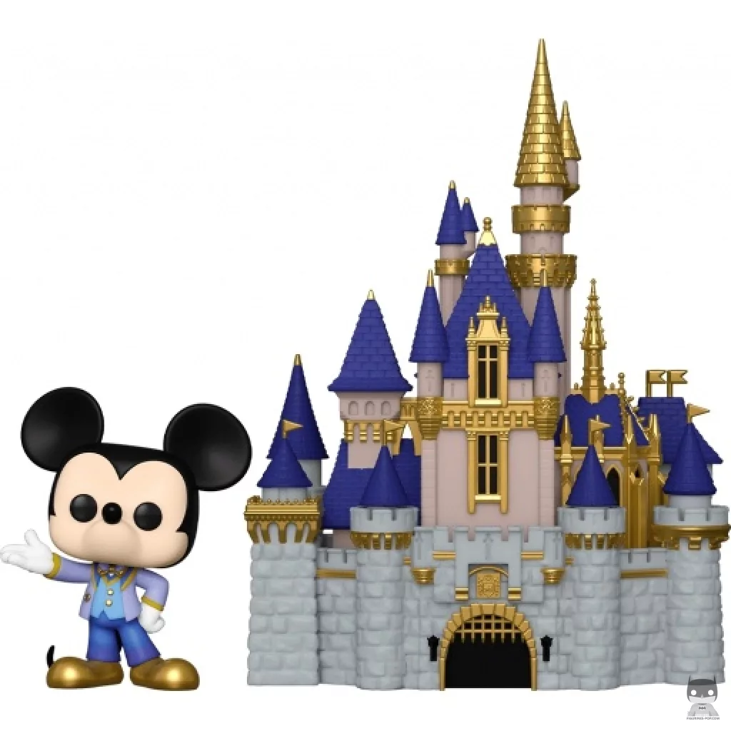 Figurine Funko POP Château de Cendrillon & Mickey Mouse (Walt Disney World 50ème Anniversaire)