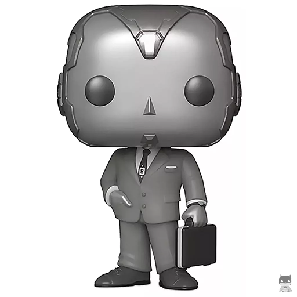 Figurine Funko POP Vision 50's (Chase) (Noir & Blanc) (WandaVision)