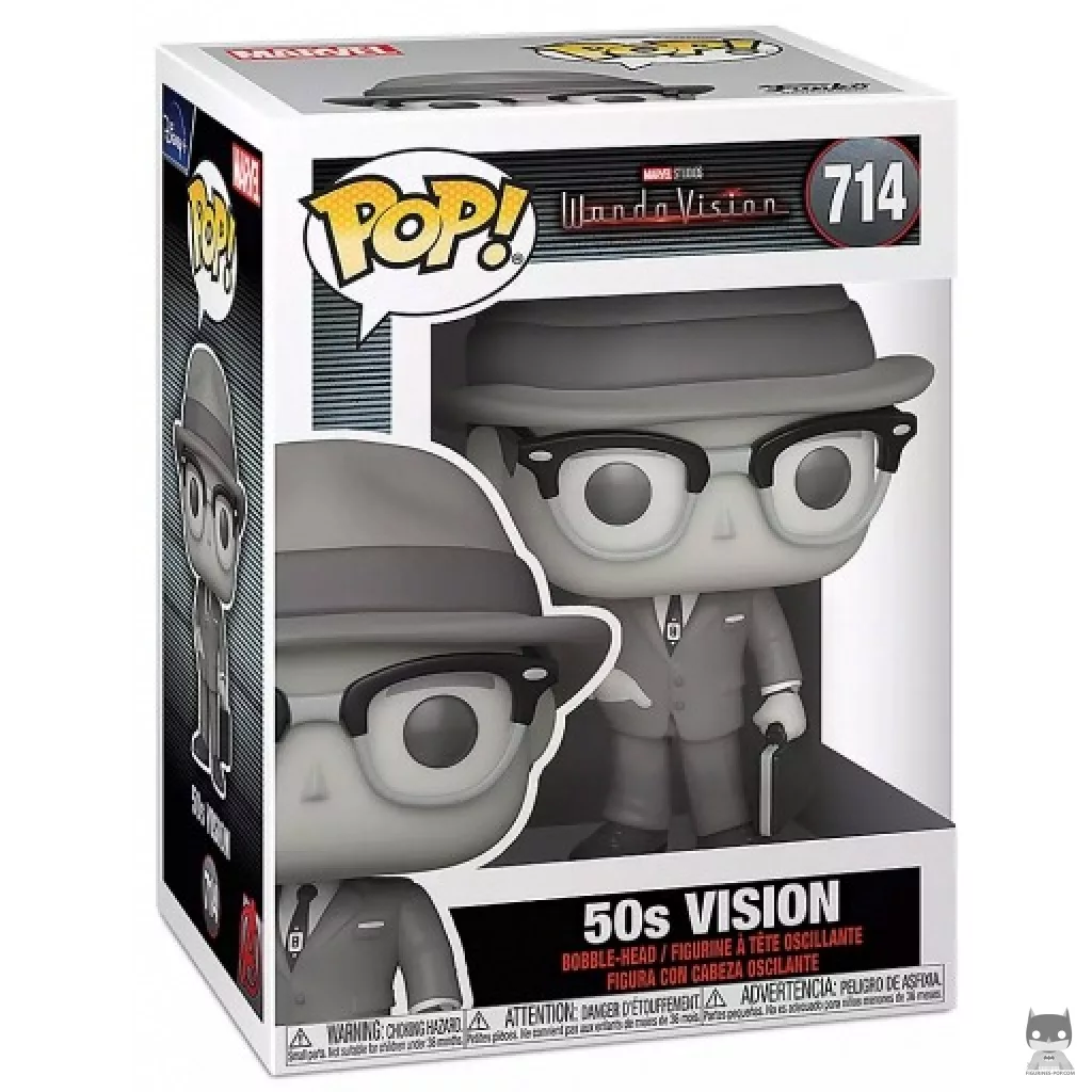 Figurine Funko POP Vision 50's (Noir & Blanc) avec boîte