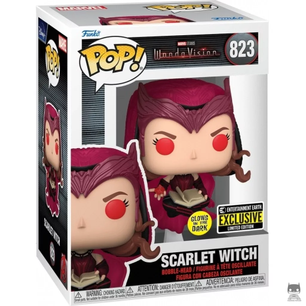 Figurine Funko POP Sorcière Rouge (Glow in the Dark) avec boîte