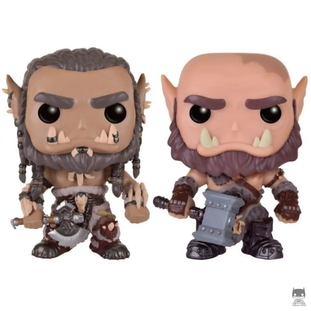 Figurine Funko POP Durotan & Orgrim (Warcraft : Le Commencement)
