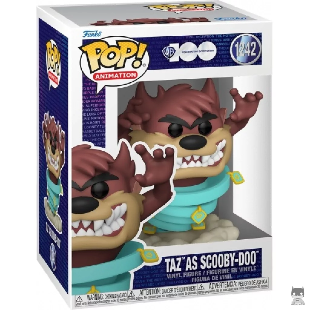 Figurine Funko POP Taz en Scooby-Doo avec boîte