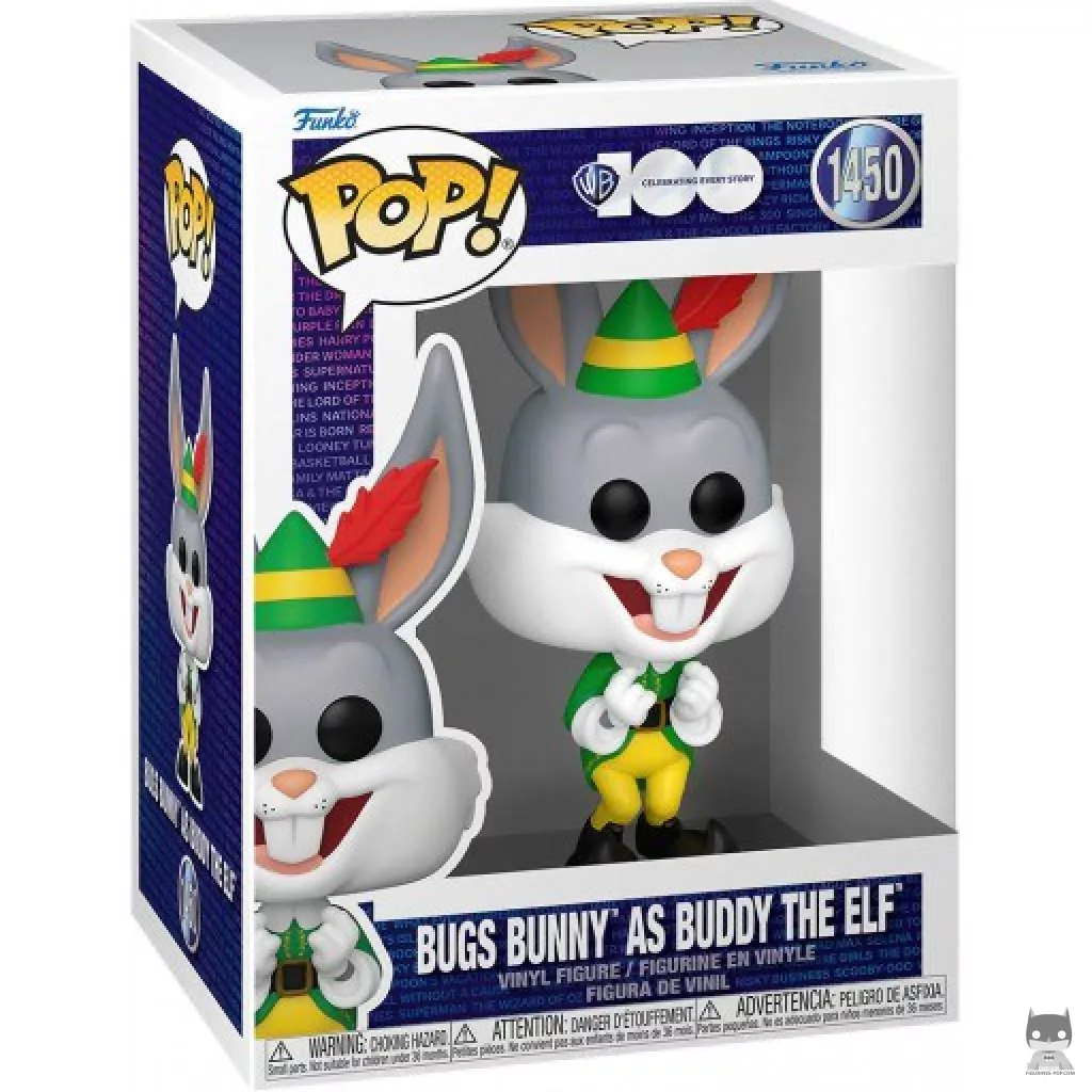 Figurine Funko POP Bugs Bunny en Elf Buddy avec boîte