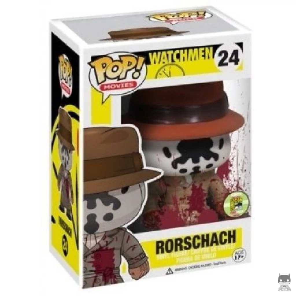 Figurine Funko POP Rorschach (Bloody) avec boîte