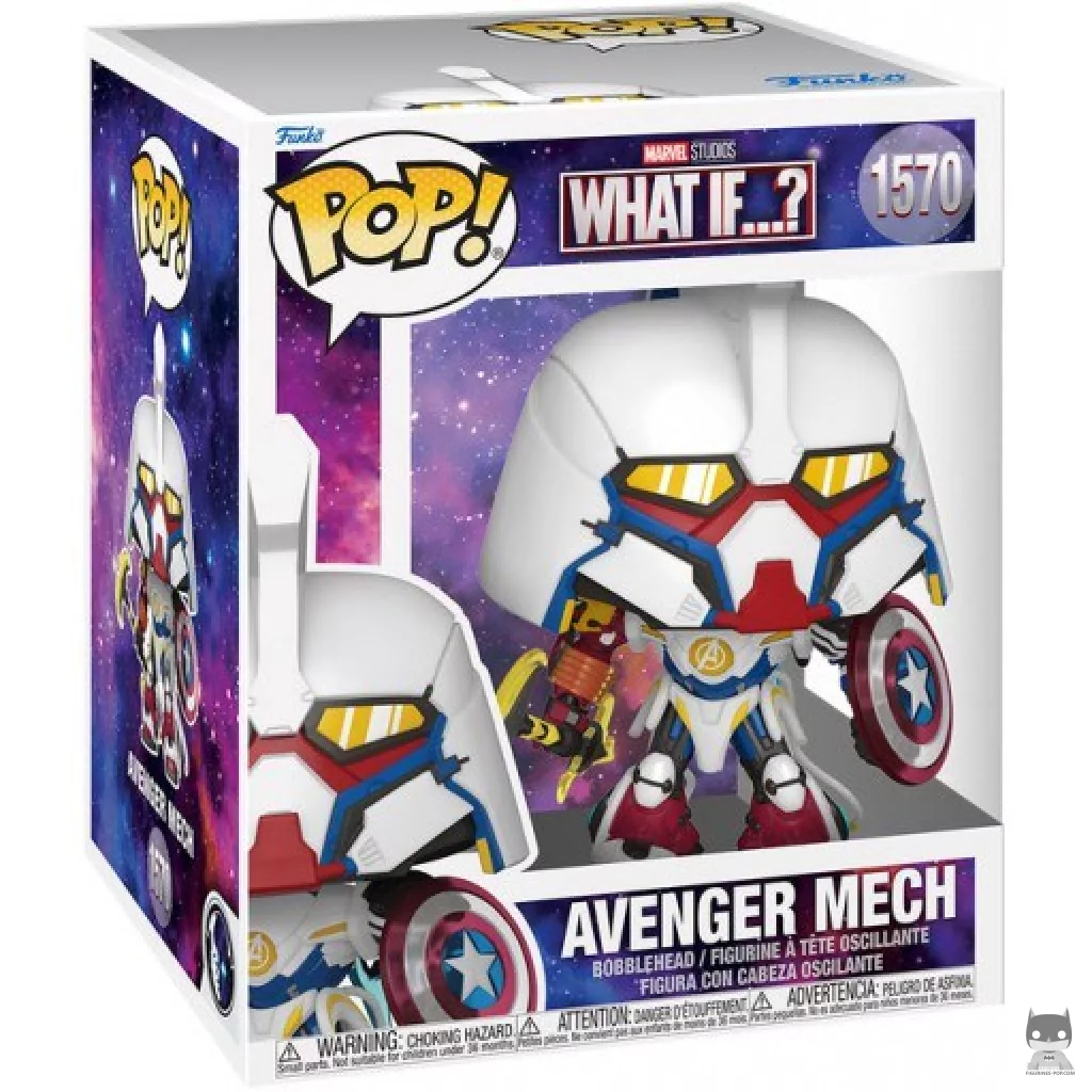Figurine Funko POP Avenger Robot (SuperSized) avec boîte