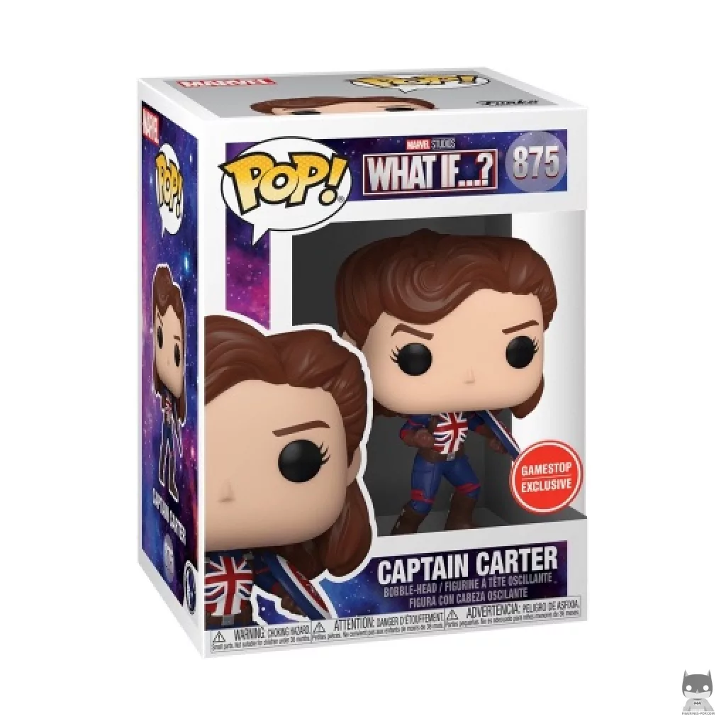 Figurine Funko POP Captain Carter avec boîte