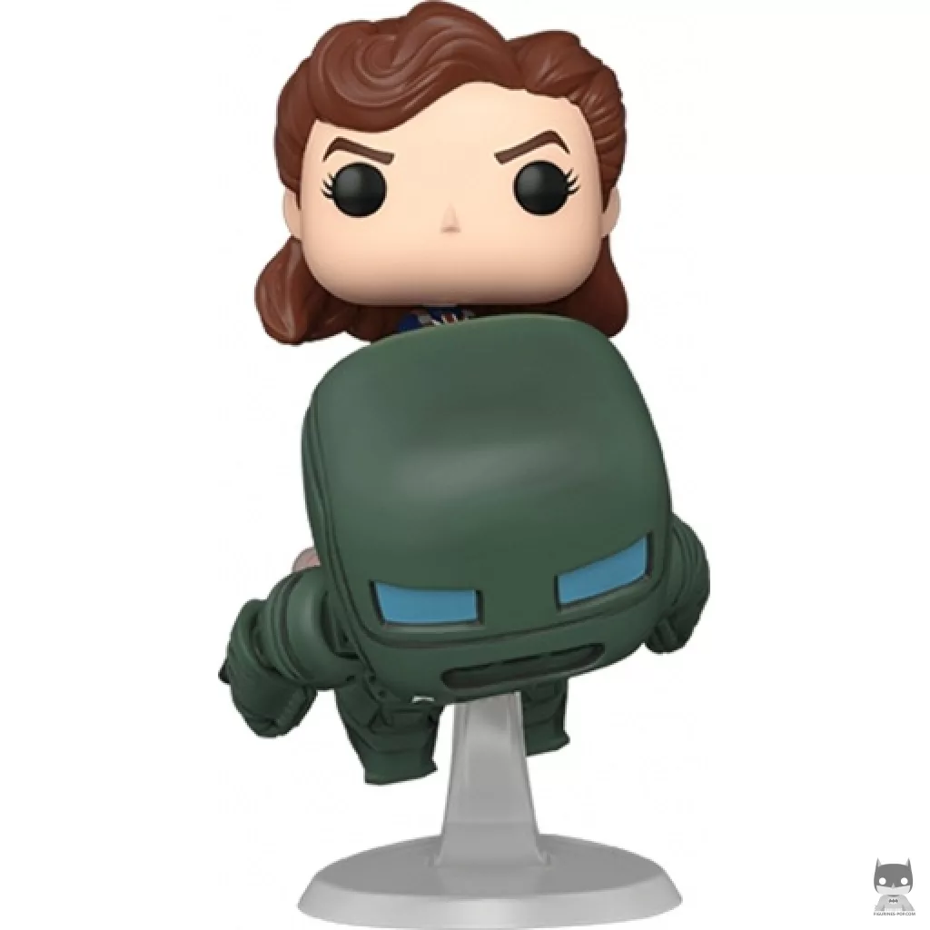 Figurine Funko POP Captain Carter sur Hydra Stomper (What If...?)