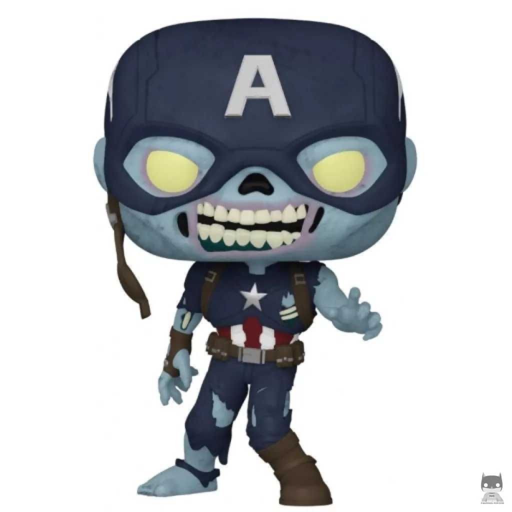 Figurine Funko POP Zombie Captain America (What If...?)