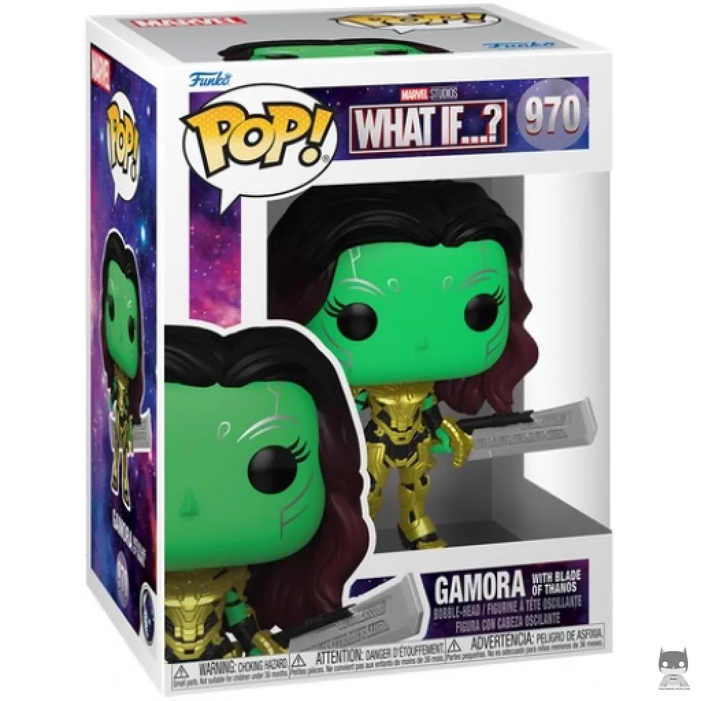 Figurine Funko POP Gamora avec Lame de Thanos avec boîte