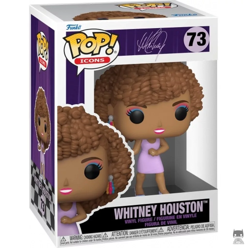 Figurine Funko POP Whitney Houston (I Wanna Dance With Somebody) avec boîte