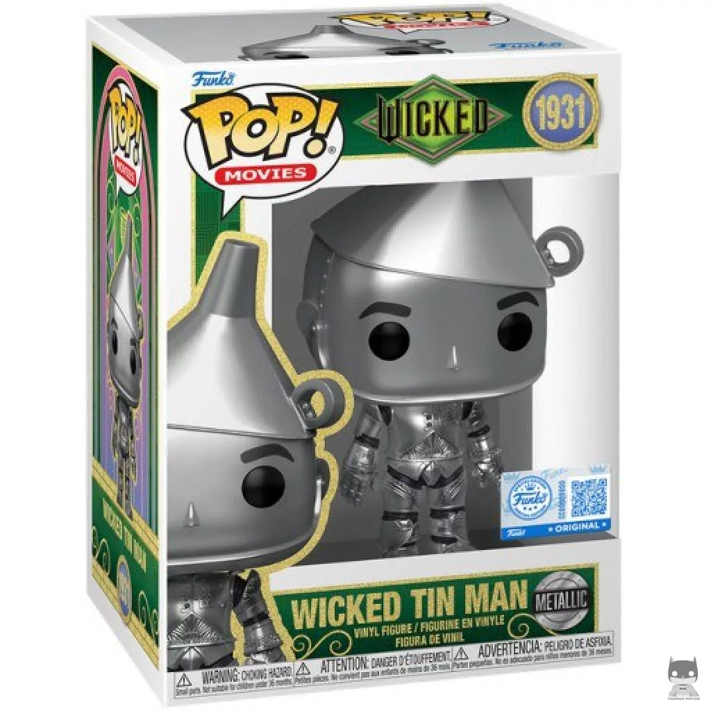 Figurine Funko POP L'Homme de Fer (Metallic) avec boîte