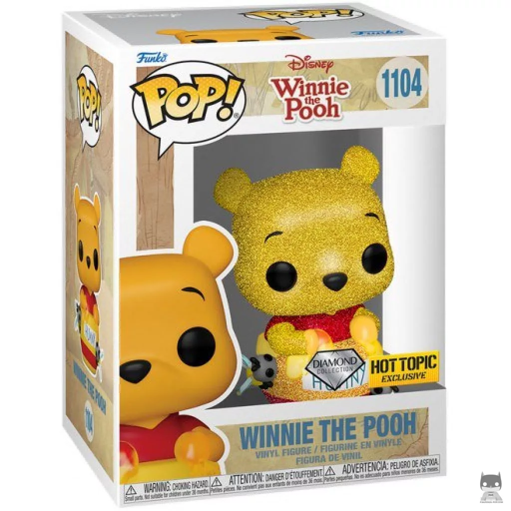 Figurine Funko POP Winnie l'Ourson dans le Pot de Miel (Diamond Glitter) avec boîte