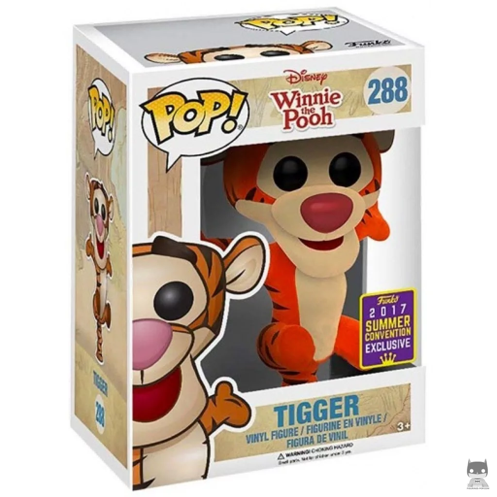 Figurine Funko POP Tigrou Rebondissant (Flocked) avec boîte