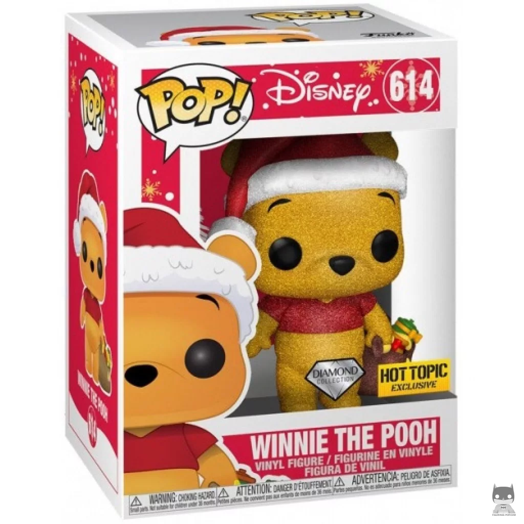 Figurine Funko POP Winnie l'Ourson Noël (Diamond Glitter) avec boîte