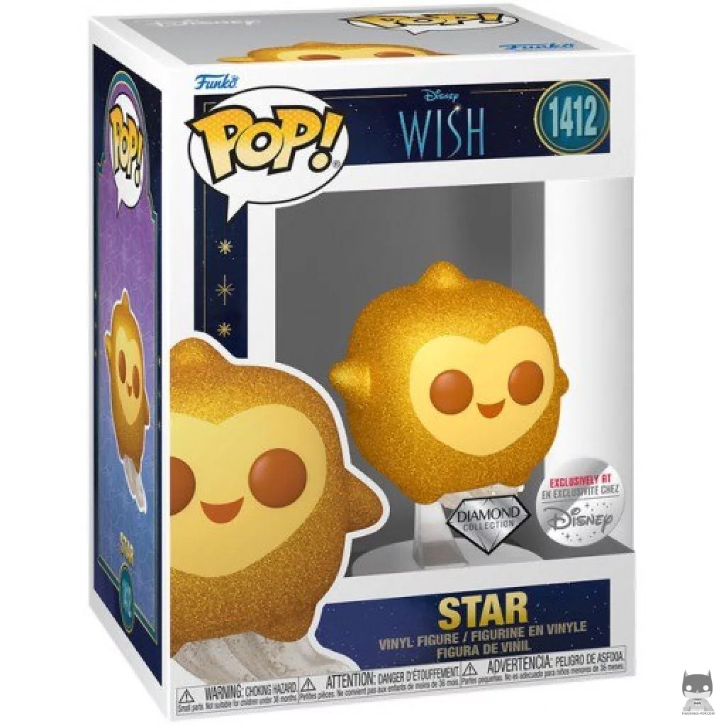 Figurine Funko POP Star (Diamond Glitter) avec boîte