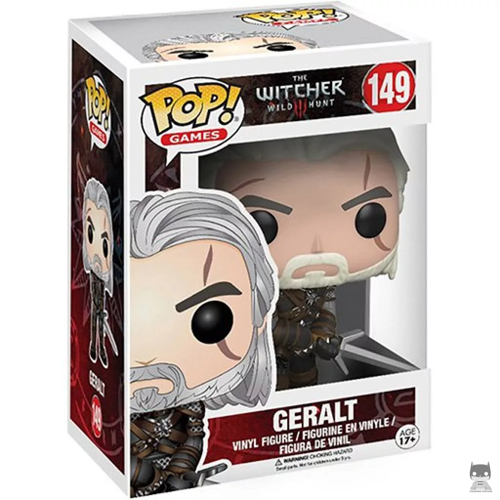 Figurine Funko POP Geralt avec boîte