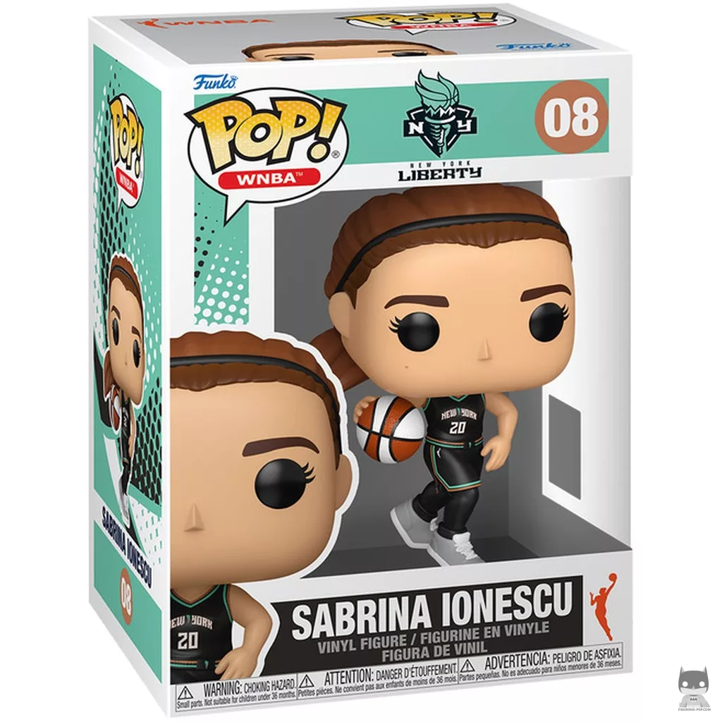 Figurine Funko POP Sabrina Ionescu avec boîte