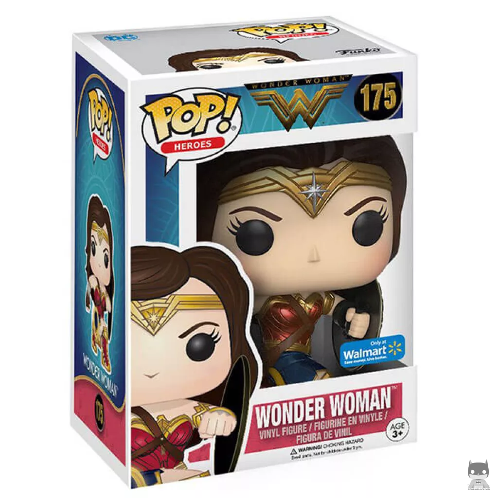 Figurine Funko POP Wonder Woman avec bouclier avec boîte